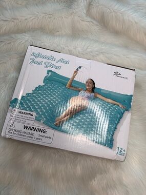 Teal Inflatable Pool Float - Teal